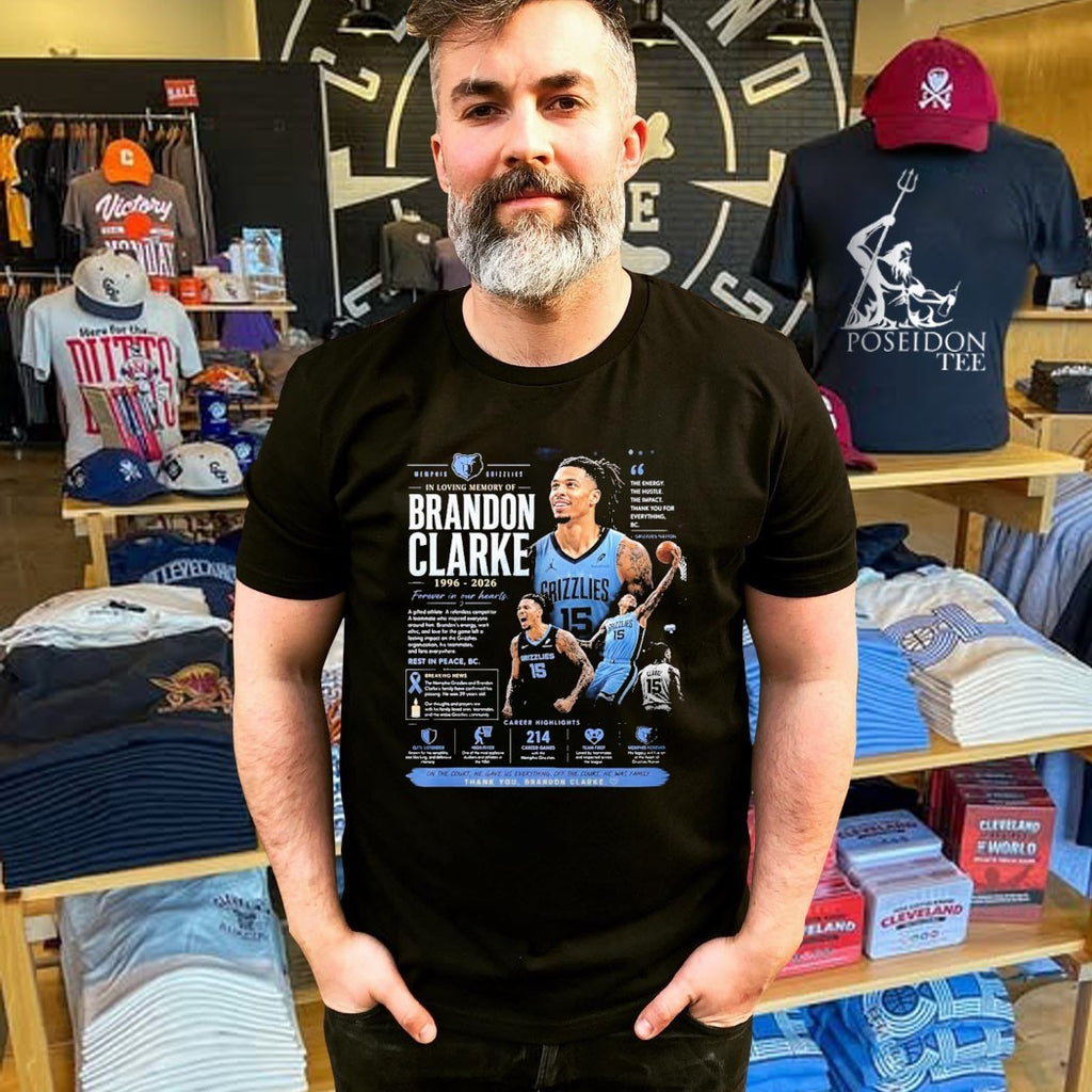 Rip Brandon Clarke Of The Memphis Grizzlies 1996 2026 T-shirt