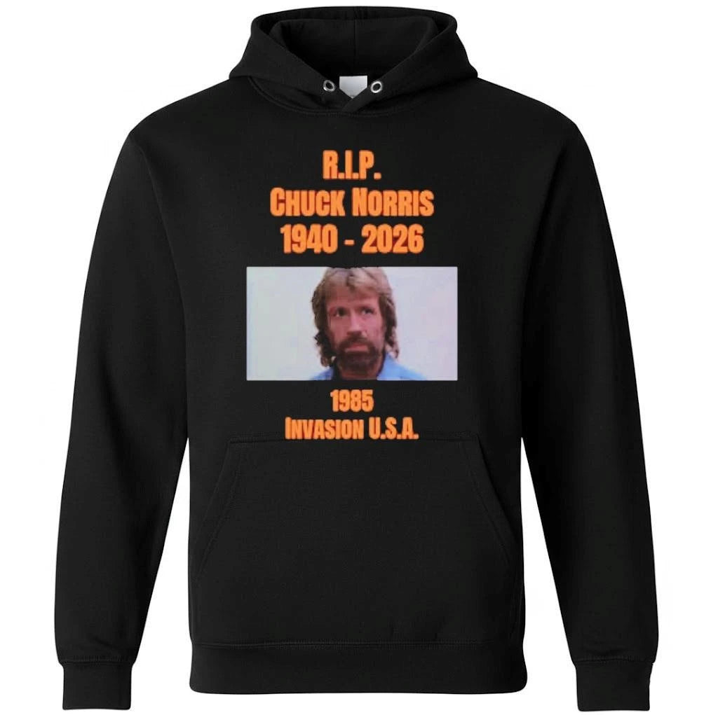 RIp Chuck Norris 1940-2026 Invasion USA 1985 Shirt