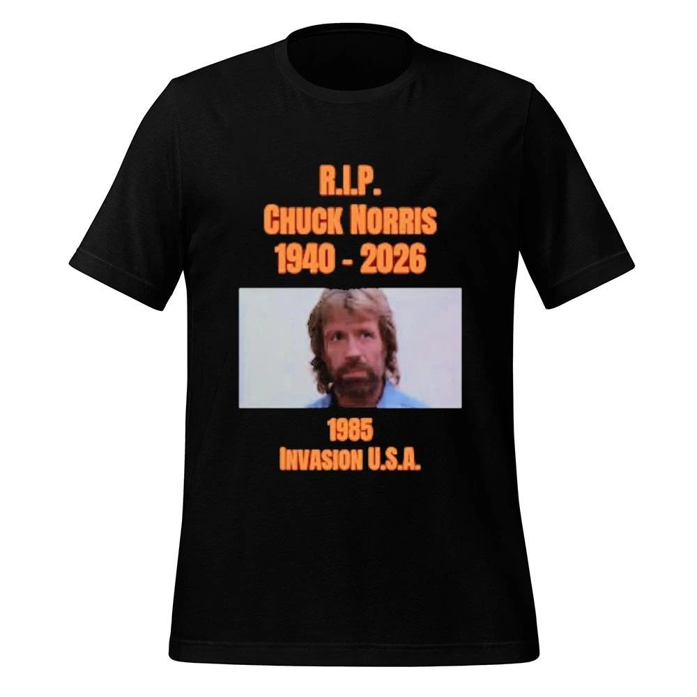 RIp Chuck Norris 1940-2026 Invasion USA 1985 Shirt