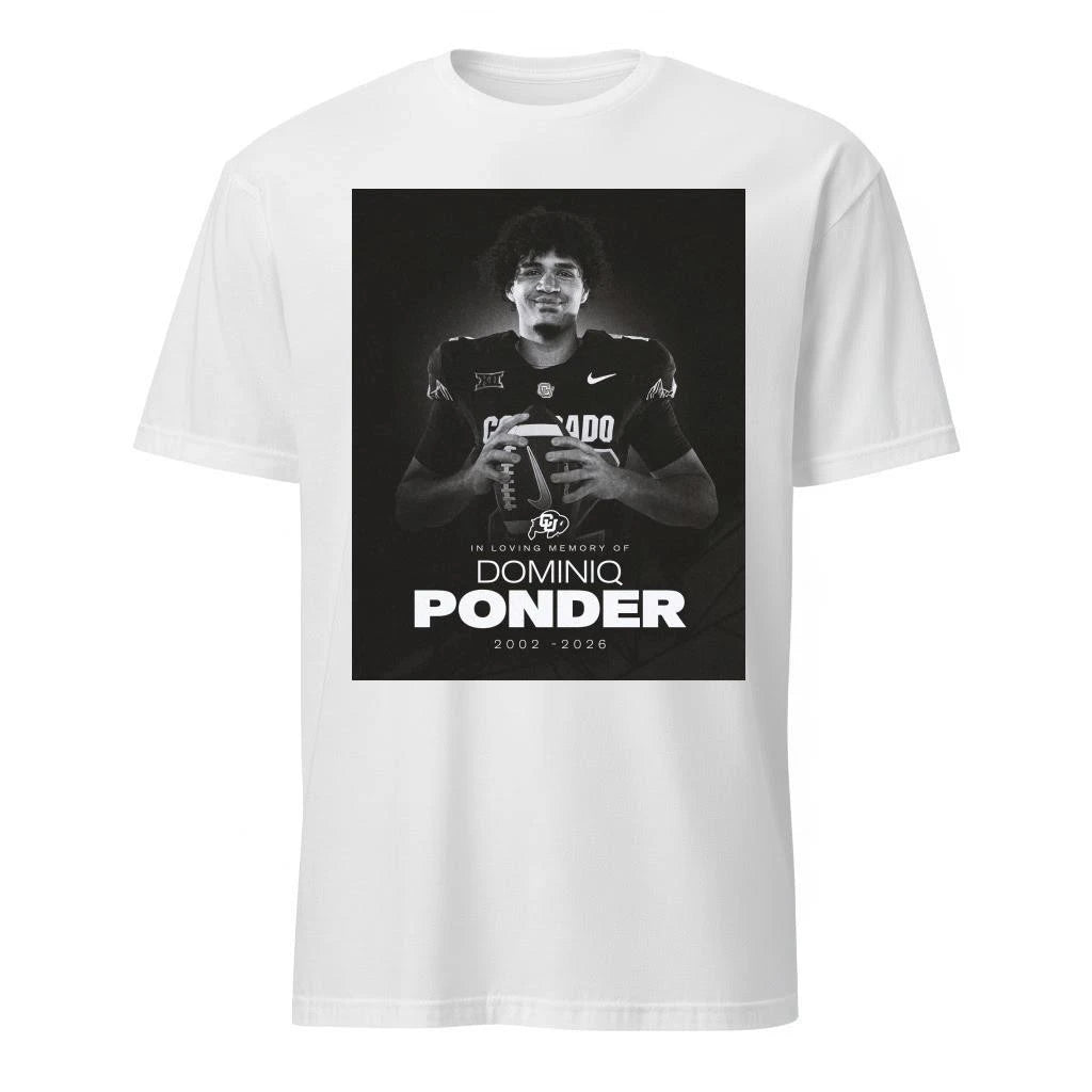 RIP Dominiq Ponder 2002-2026 Colorado Buffaloes In Loving Memory Shirt