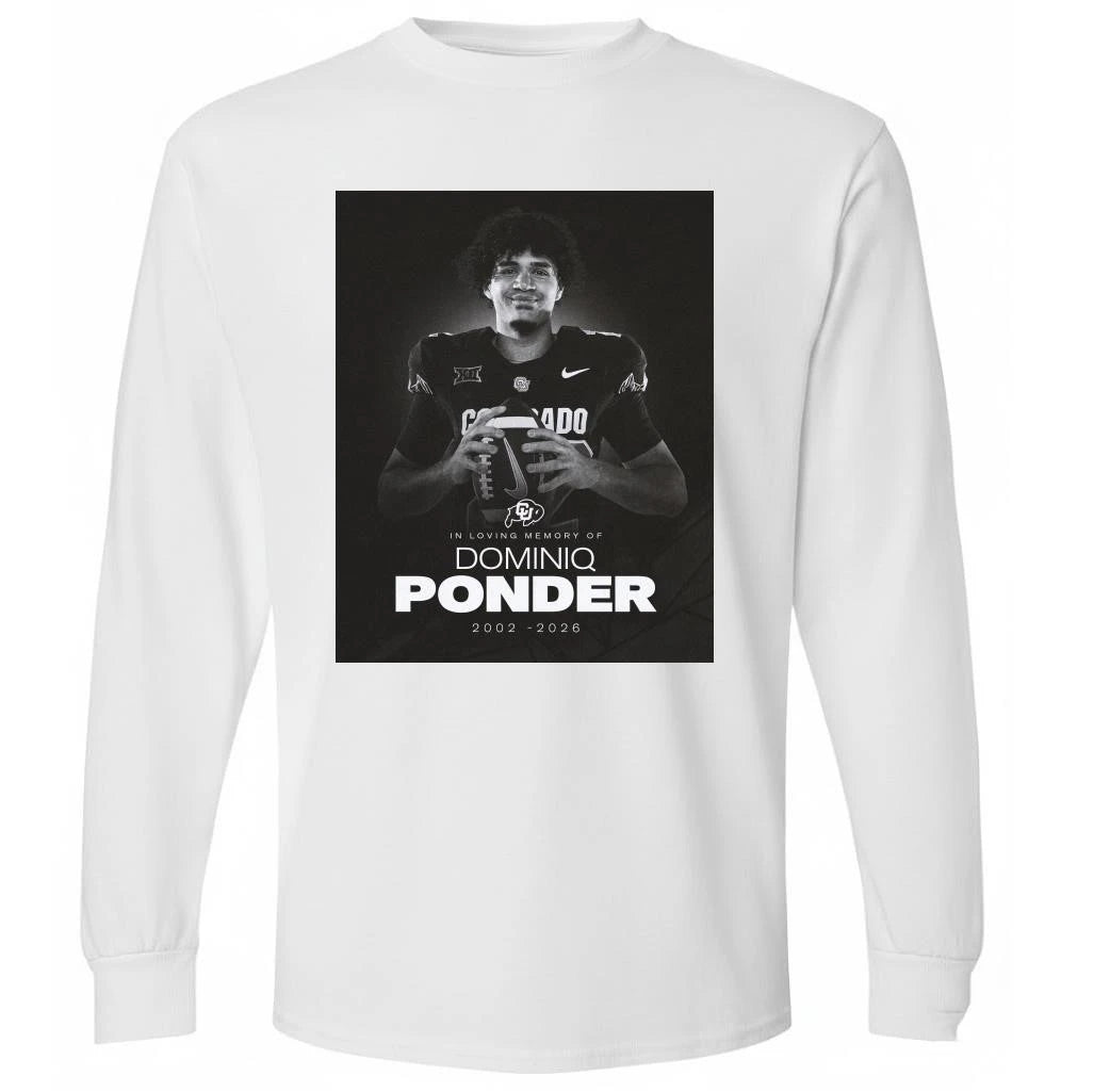 RIP Dominiq Ponder 2002-2026 Colorado Buffaloes In Loving Memory Shirt