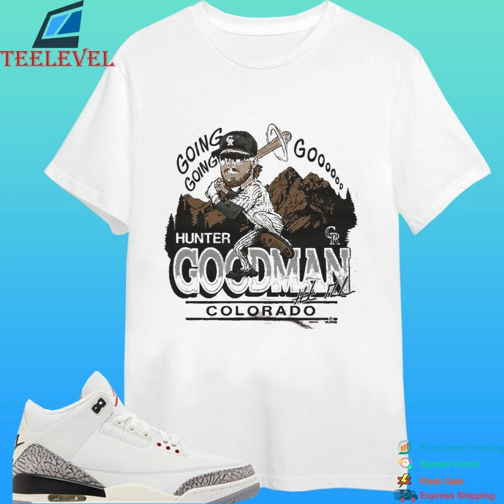 Rockies Hunter Goodman Signature Shirt