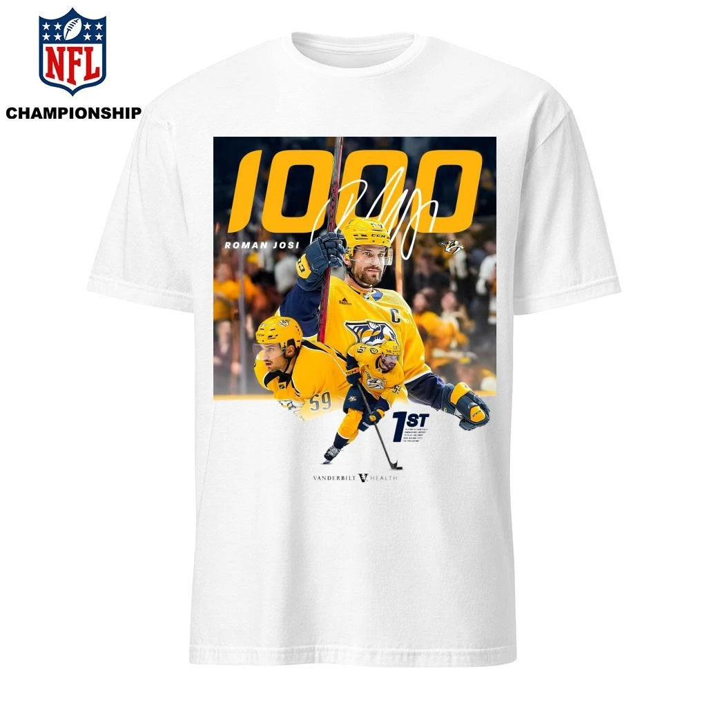 Roman Josi Becomes The First Player In Nashville Predators History To Play His First 1000 NHL Games With The Franchise Shirt