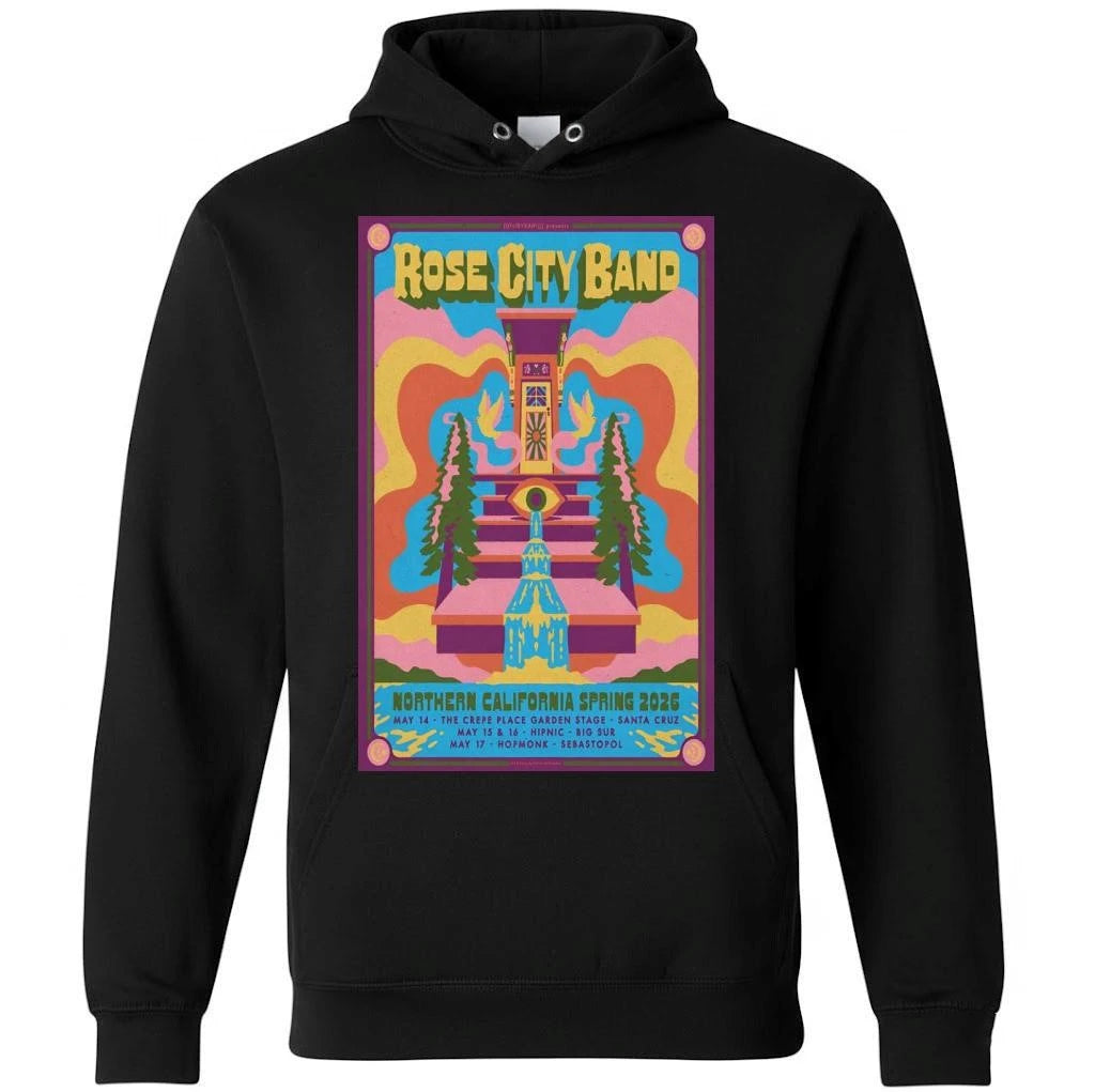 Rose City Band Northern California Spring Poster Shirt