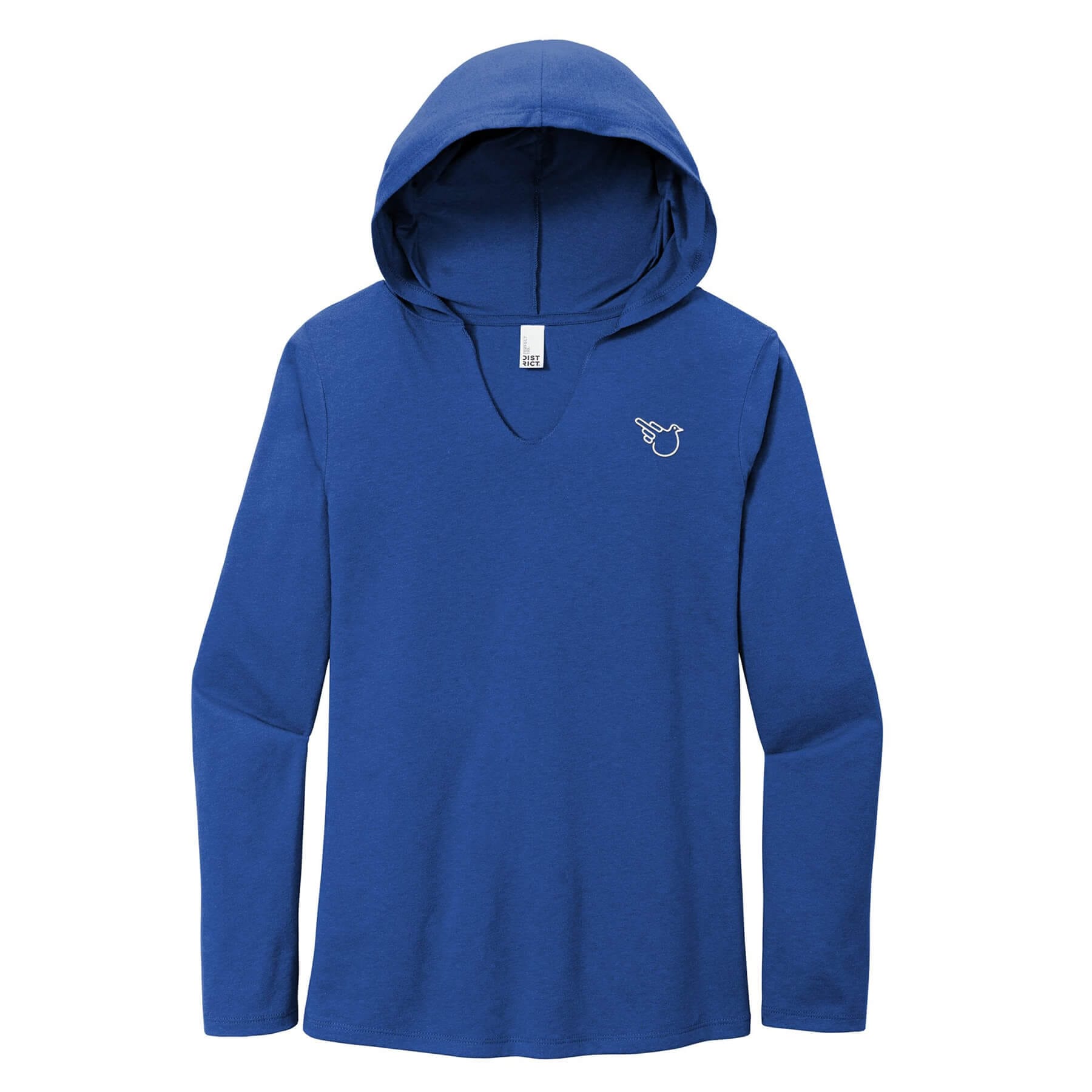 Royal V-Neck Triblend Hoodie