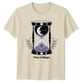 Time Of Magic Celestial Hourglass Sun Moon Boho Magic T-Shirt