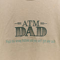 ATM Dad Joke T Shirt Large L Funny Humor Push The Wrong Button Graphic Y2K