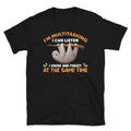 Multitasking Funny Novelty Sloth Classic Everyday Sarcastic Gift T-Shirt