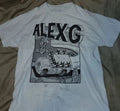 Alex G Rare design 90s White Short sleeve Reprint T shirt S-5XL