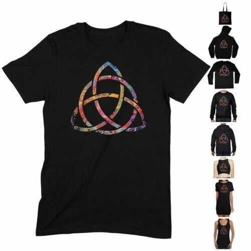 Psychedelic Celtic Knot Abstract T Shirt - Trippy Boho Hippie Pagan Wiccan