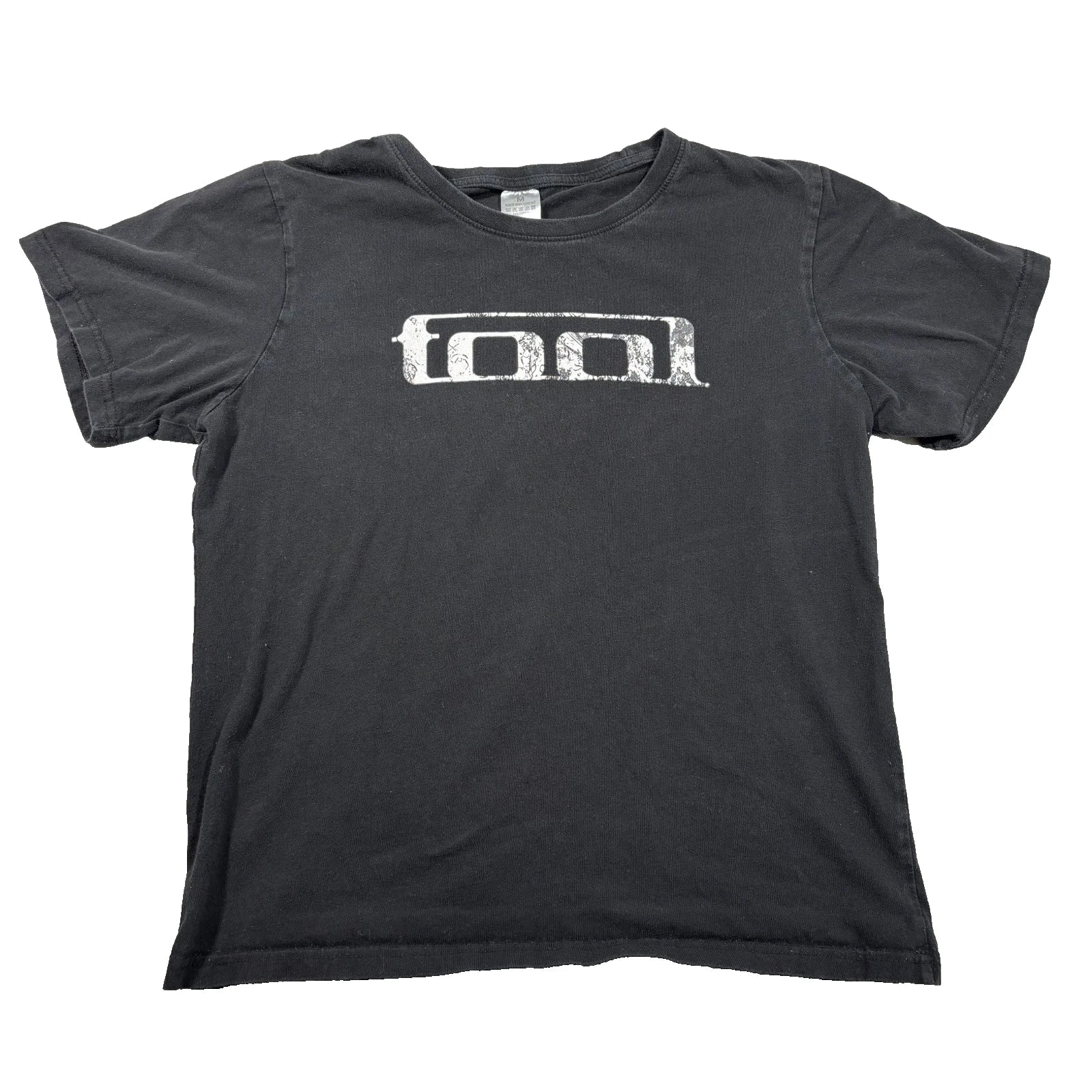 TOOL Band T-Shirt Y2K Logo Black Men's Size Medium; Fits Like Small