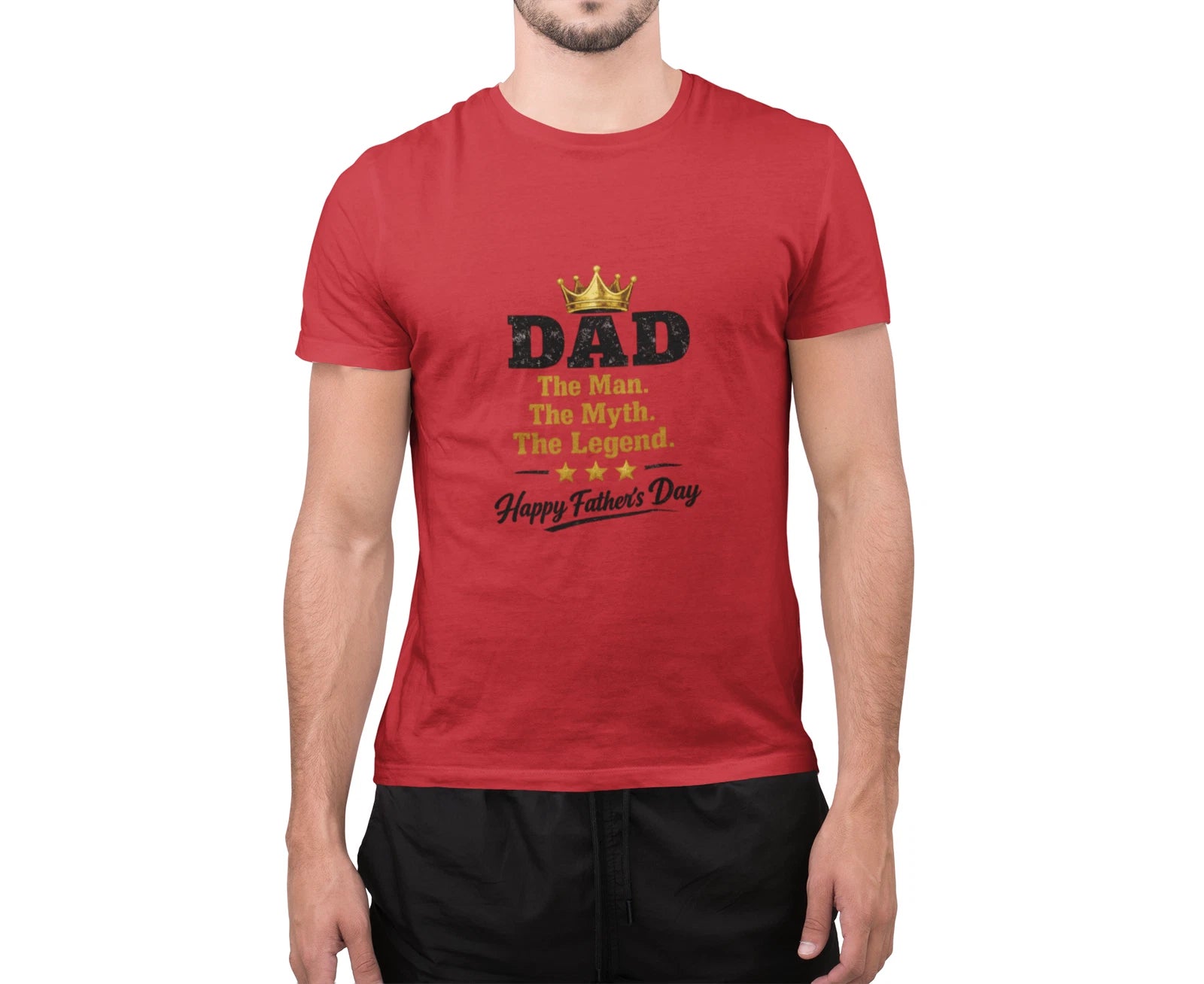Dad The Man The Myth The Legend T Shirt Funny Father's Day Gift Tee unisex