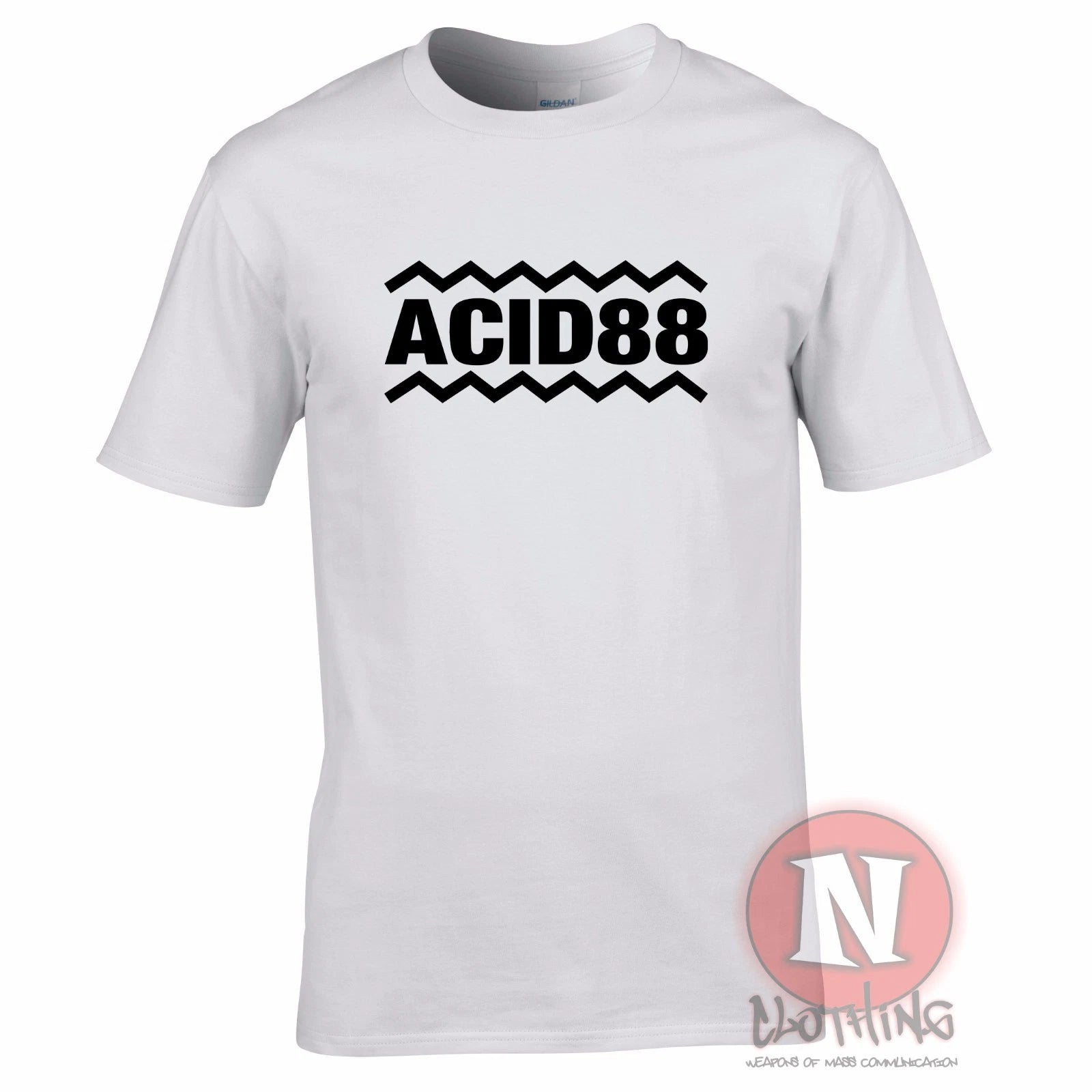 ACID 88 T-shirt acid house DJ Techno club dance music 80's rave festival retro