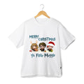 Merry Christmas Hogwatrs School Inspired Chibi Trio Friends Holiday T-Shirt