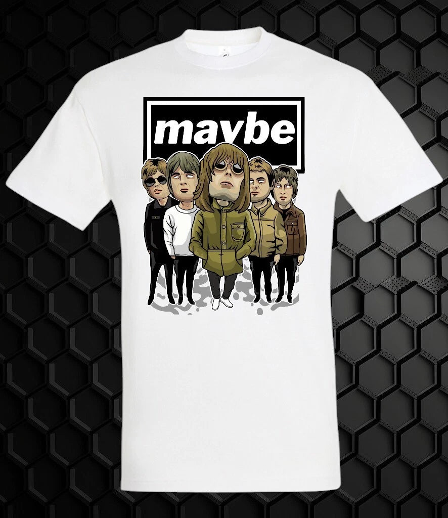 OASIS MAYBE Cartoon Parody Reunion Celebrating TOUR 25 Unisex & Lady Fit T-shirt