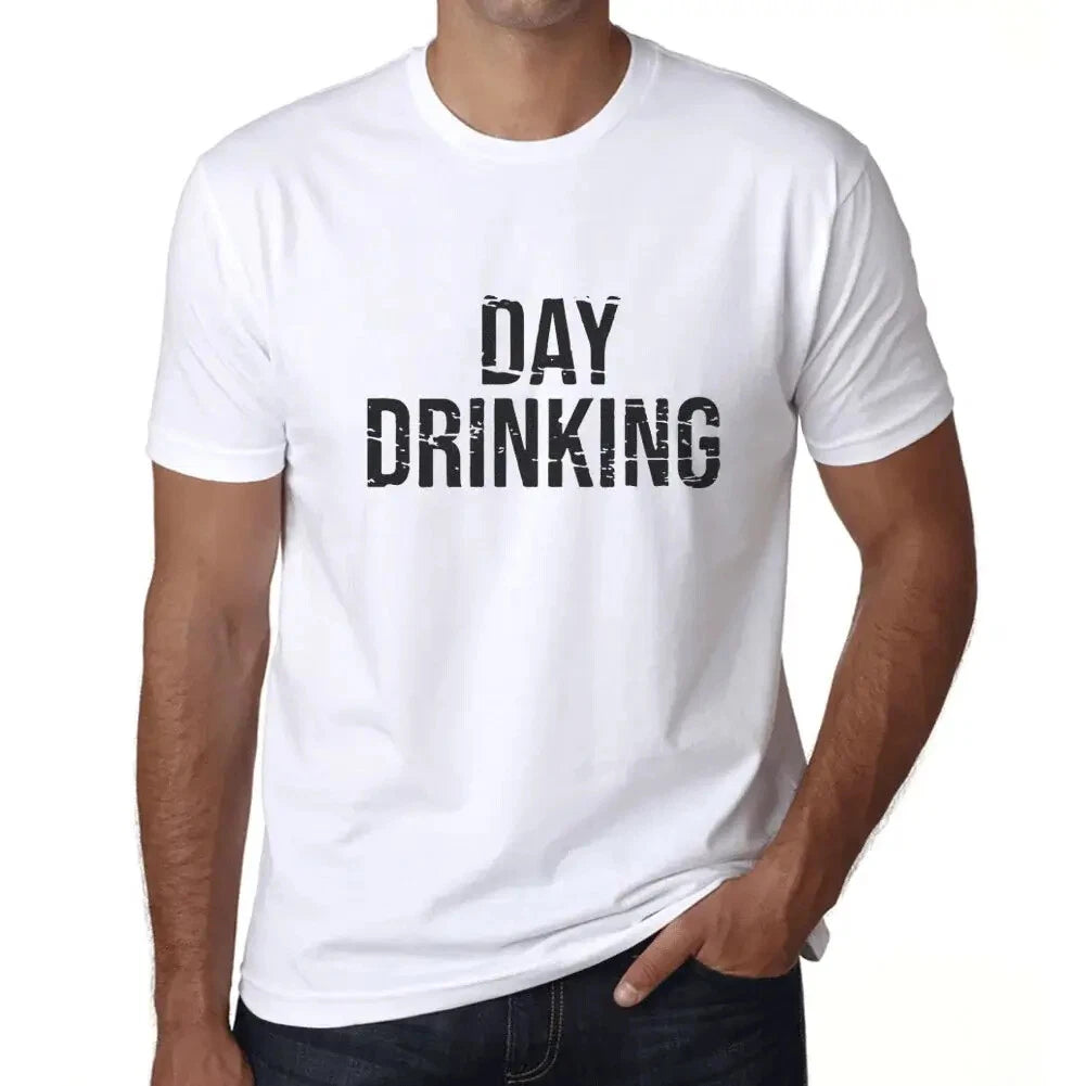 Men's Graphic T-Shirt Drinking All Day Funny Thanksgiving Eco-Friendly Limited