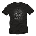 Mens T-Shirt Buddha Motif Headphones Hip Hop Style Short Sleeve Cotton S-XXXXXL