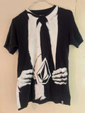 VOLCOM SMALL INDIE PUNK SKATE STREETWEAR HIP HOP SHORT SLEEVE T-SHIRT SIZE S
