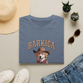 Barkica Dog Cowboy graphic T-Shirt | Western Puppy Illustration