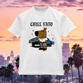 Chill Guy Vato Meme Funny Impala Cholo Gangster Low Rider Gangsta Tumbado Shirt