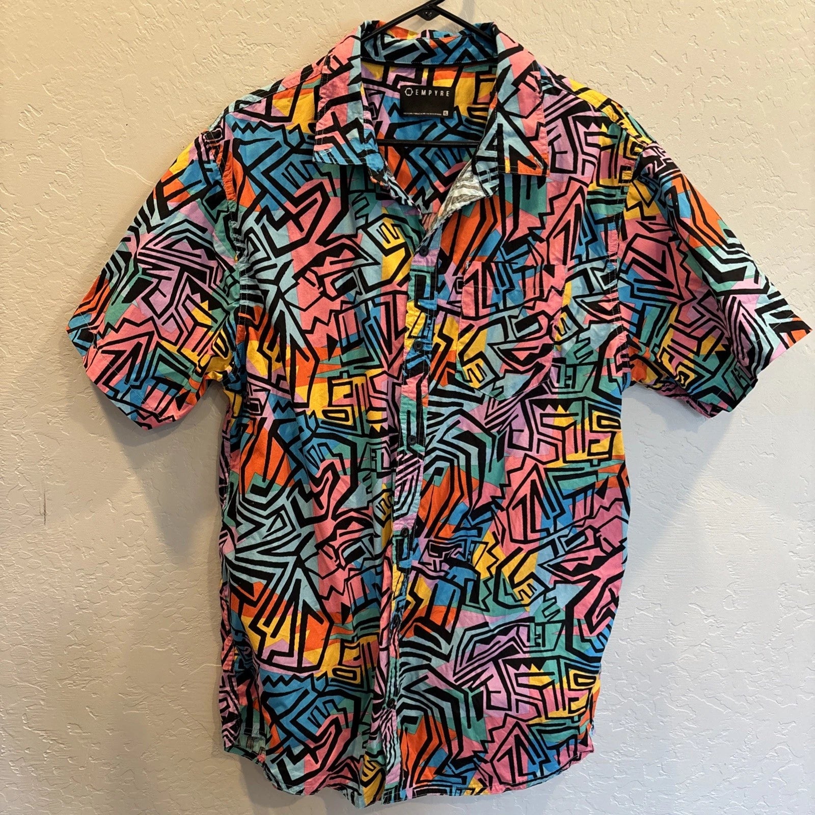Mens Empyre 80s Style Shirt, Size XL. Full House, Uncle Joey Style