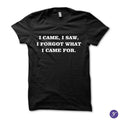 I Came I Saw I Forgot What I Came For tshirt - funny humor sarcasm tshirt