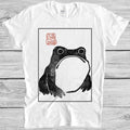 Unimpressed Frog Matsumoto Hoji Meika Gafu Japanese Toad Demons Tee T Shirt M491