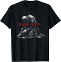 Tummy Hurts Funny Medieval Knight Dark Humor Art T-Shirt unisex T-Shirt