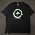 LRG Y2K Skater Black Graphic T Shirt Summer XXL