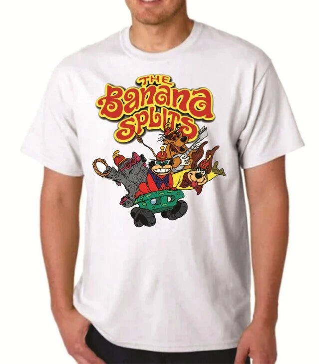 BANANA SPLITS DUNE BUGGY T-SHIRT HANNA BARBERA CARTOON  CEREAL FANS ANIMATION