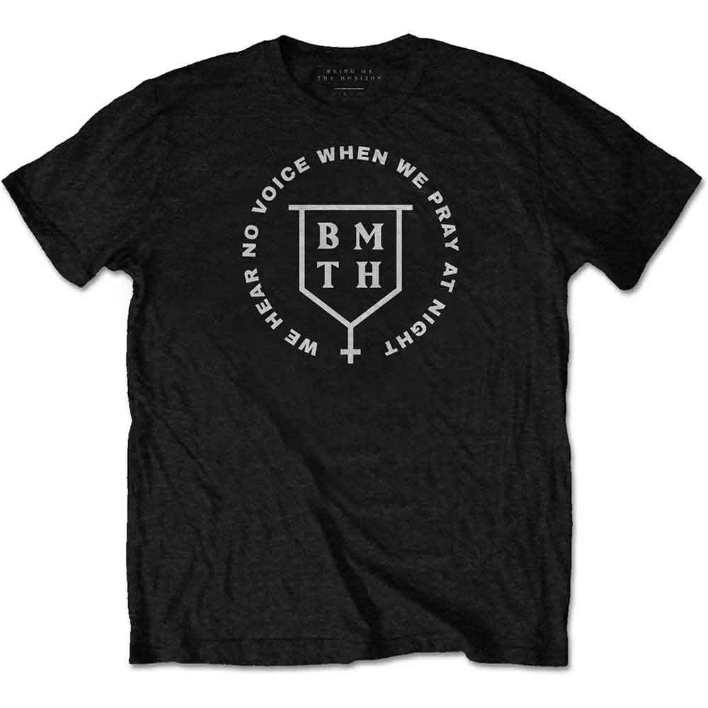 Bring Me The Horizon No Voice Black Band T-Shirt New & Official Metal Merch
