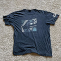 Vintage Y2K Quiksilver Surf T Shirt Men’s XL Faded Black Graphic
