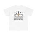 Minimalist Land Surveyor T Shirt Funny Civil Engineering Brush Patrol Crew Tee