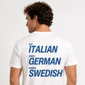 Eat Italian Drive German Marry Swedish Funny T-Shirt Joke Graphic Unisex Adult
