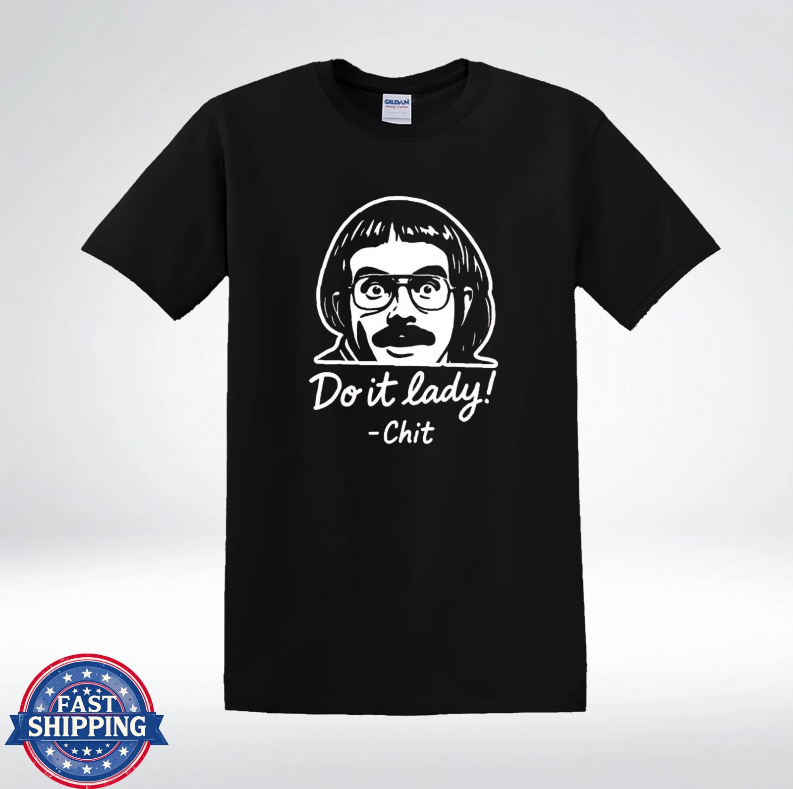 Do It Lady Funny Meme Vintage Character Humor Graphic T-Shirt
