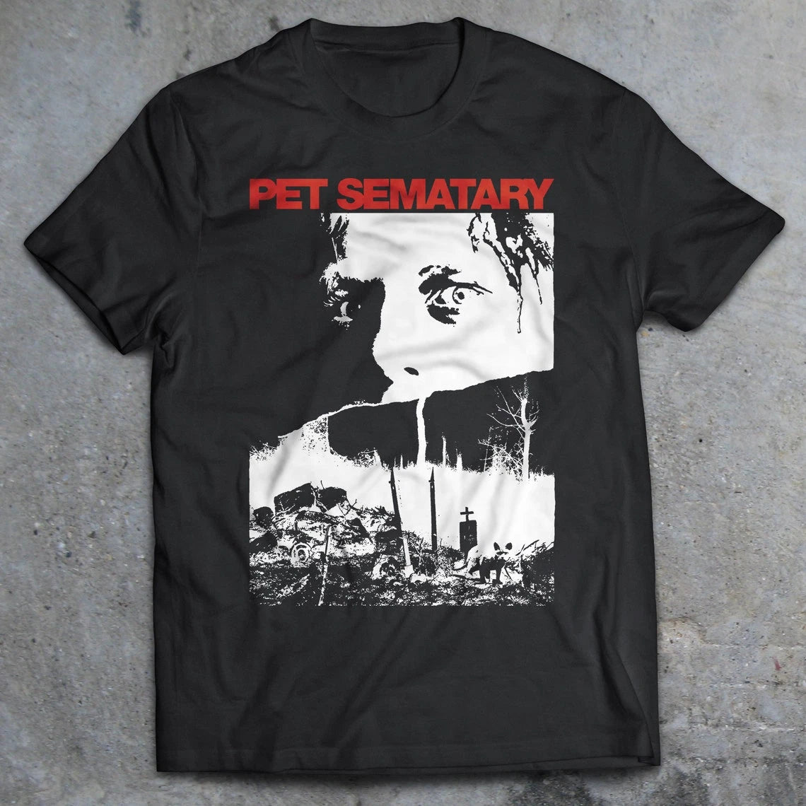 Pet Sematary 1989 Horror Movie T-Shirt , 80s Horror Shirt, Unisex tee