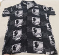 2pac - AMARU Entertainment 2Pac Tunic Shirt Lightweight Button Up Sz XXS Y2K