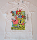 Sponge Bob Square Pants Medium T-Shirt  ~ Size M ~ White T Shirt A