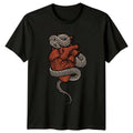 Snake Around Heart Reptile Animals Mens T-Shirt Ladies Tee Graphic