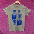 Nirvana In Utero Album Cover Pop Art Angel Grunge Band Tee S