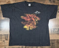 Vintage Månegarm Vredens Tid Shirt Mens XL Black Y2K 2000s Death Metal Band Tee