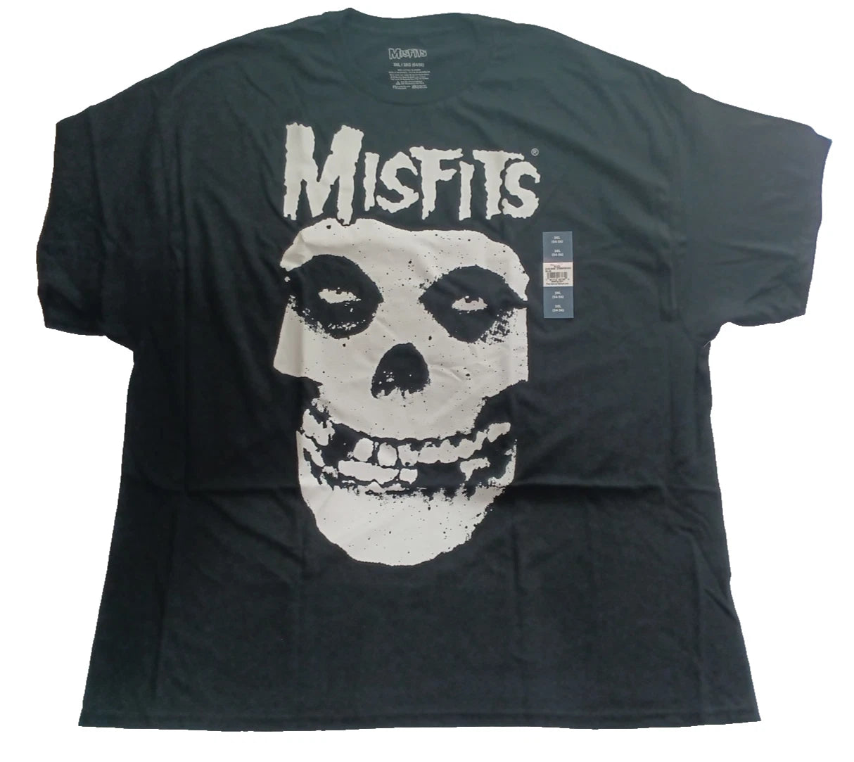Nwt Misfits Skull Black 3X XXXL 54/56 , Graphic T-shirt 100% Cotton