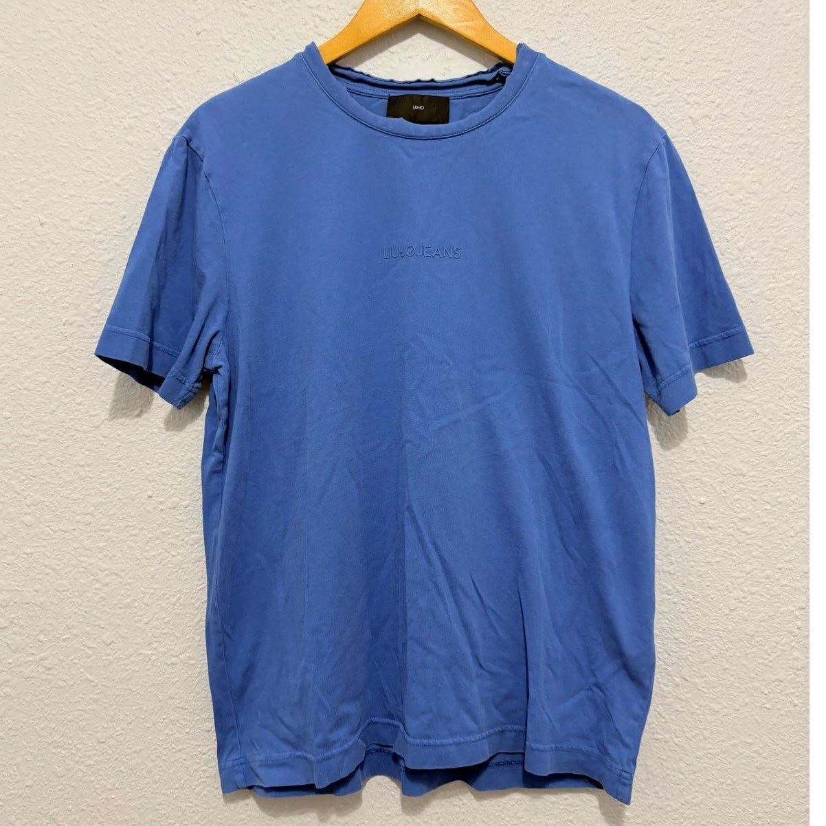 Liu Jo Blue T-Shirt Crewneck Minimalist Classic