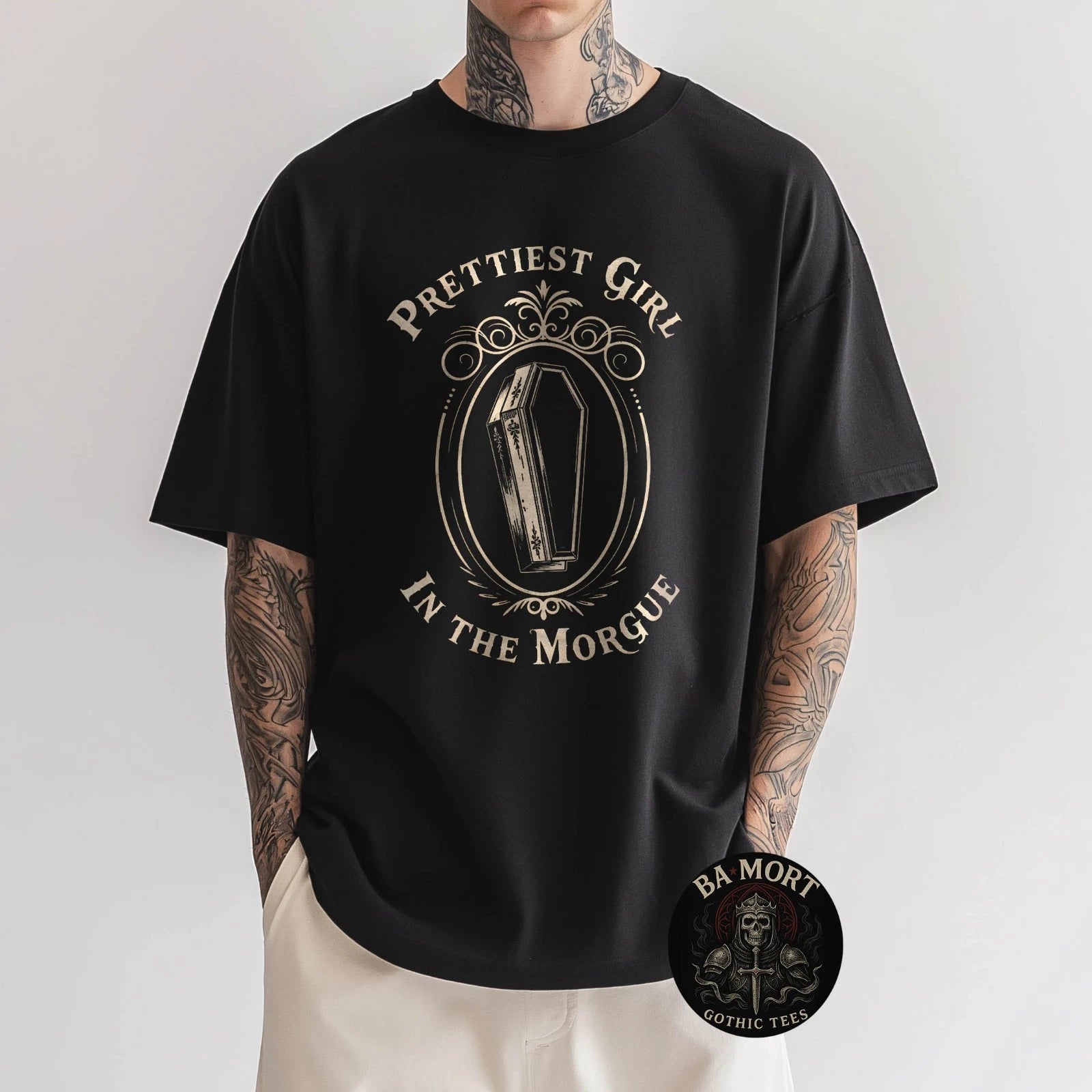 Prettiest Girl In The Morgue Gothic T-Shirt