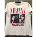 Nirvana Nevermind Band T Shirt Australian Tour Dates Cotton Graphic Rock Grunge