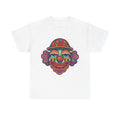 Unisex Adult T Shirt Trippy Mushroom Art Clown Face NEW Psychedelic Hippie Tee