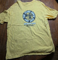 Vintage Y2K American Eagle Shirt Mens L Yellow Surf Shop Skate Graphic Tee