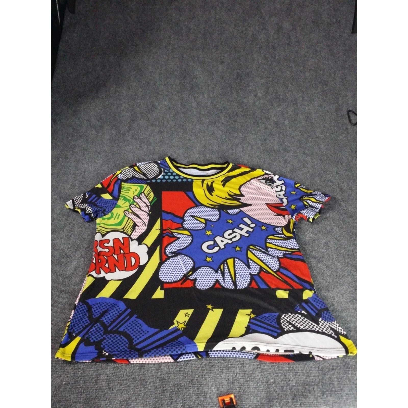 New Reason Clothing T Shirt Mens XL Comic Book Pop Art Cash Graphic Tee Casual