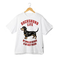 Unisex Tshirt Dachshund Life My Spoiled Wiener Best Friend Funny Dog Black White