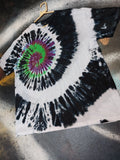 Beetle juice Gothic spiral tie dye t shirt top men's size S-5XL